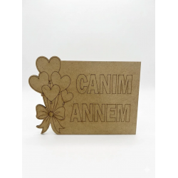 Canım Annem Ahşap Boyama-001 Canım Annem Ahşap Boyama-001