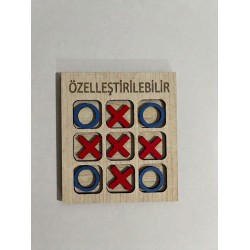 Kişiye Özel Ahşap Sos (Tic-Tac-Toe) Oyunu Kişiye Özel Ahşap Sos (Tic-Tac-Toe) Oyunu
